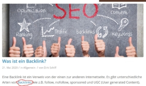 Was ist ein Backlink