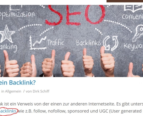 Was ist ein Backlink