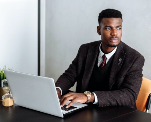 businessman man suit people