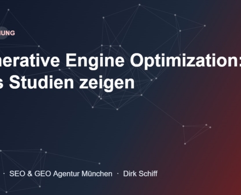 Generative Engine Optimization: Was Studien zeigen